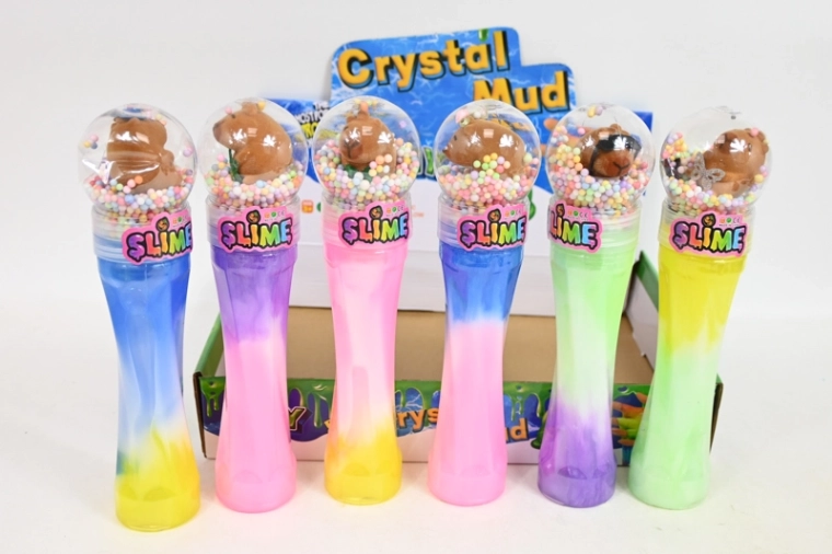 Antistresová slime kapybara s guľôčkami 26 cm