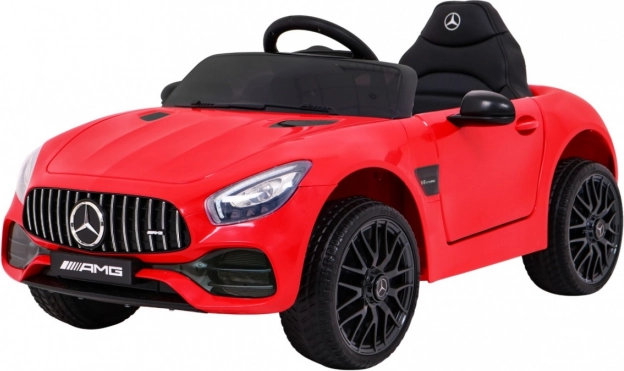 Elektrické autíčko MERCEDES-AMG GT pre deti s diaľkovým ovládaním – červené