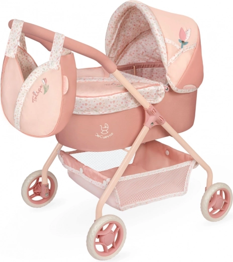DeCuevas Tulipe môj prvý kočík pre bábiky s taškou 56 cm