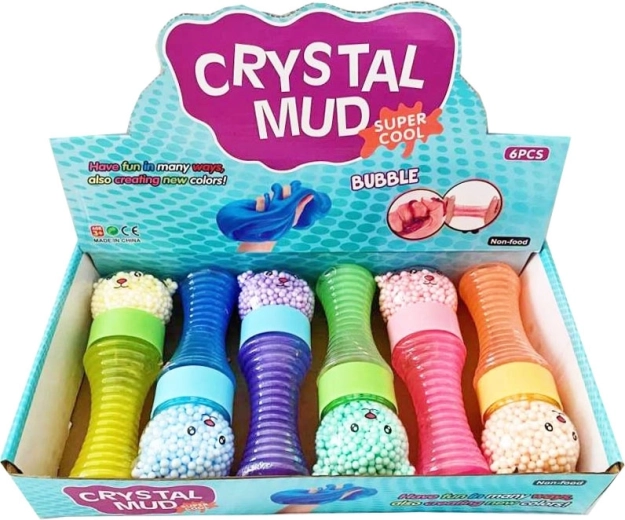 Mega sliz Medvedík s guľôčkami v bareli