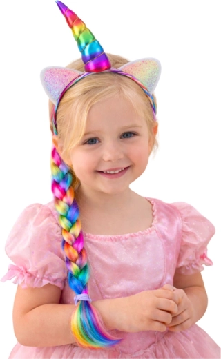 Viacfarebné vlasy na pletenie vrkôčikov