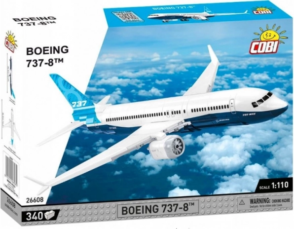 stavebnica lietadla boeing 737-8 od cobi