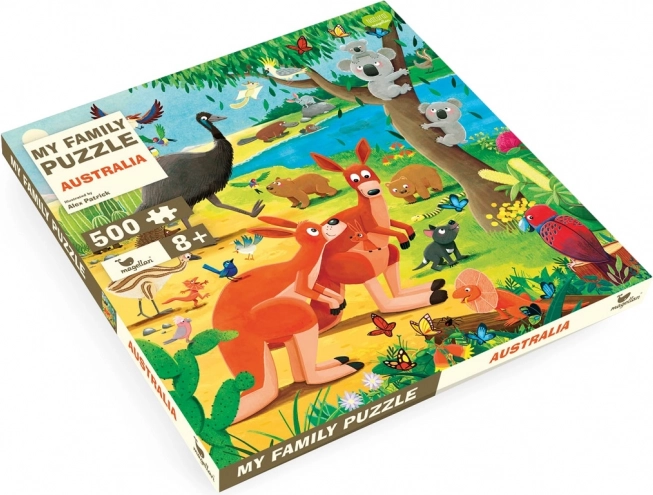 Rodinné puzzle Austrália 500 dielikov