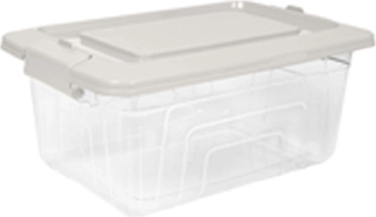 Úložný box s vekom 3,45 l – plastový