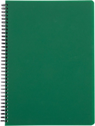 Krúžkový blok A5 Classic zelená