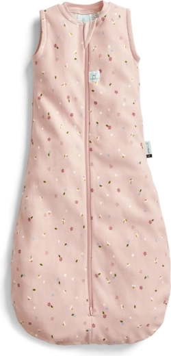 ErgoPouch spací vak z organickej bavlny jersey daisies 0,2 tog (8–24 mesiacov)