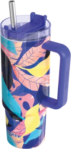 Nerezový termohrnček Quokka Vibe Midnight Forest so slamkou 880 ml