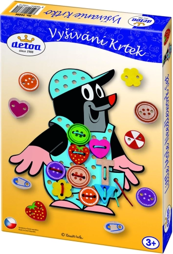 Detoa Vyšívacia hračka Krtek