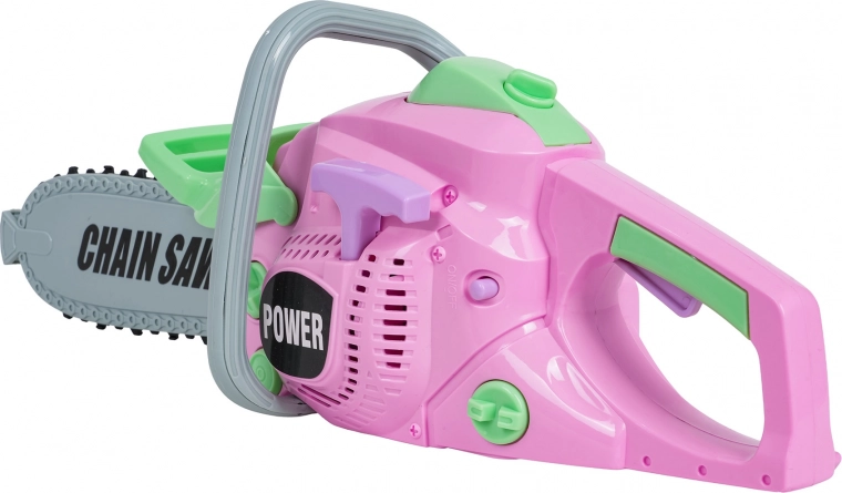 Motorová píla so zvukovými efektmi