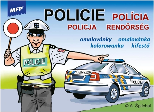Omaľovánky Polícia