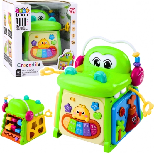 Interaktívna vzdelávacia kocka Krokodíl