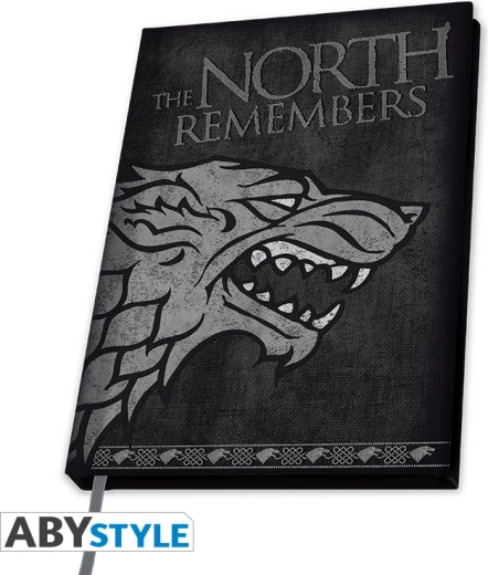 Game of Thrones zápisník A5 Stark - 1 kus