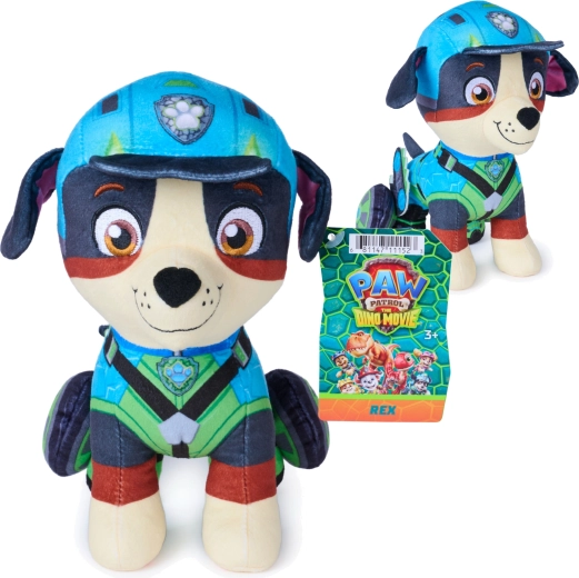 Spin Master Paw Patrol: Dino rescue plyšák Rex 20 cm - 1 kus