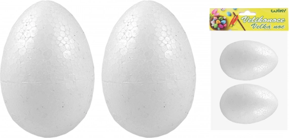 Dekoračné vajíčka polystyrénové 9 cm