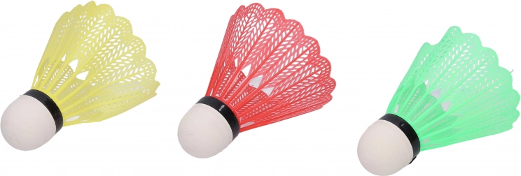 Farebné košíčky na bedminton, sada 3 ks