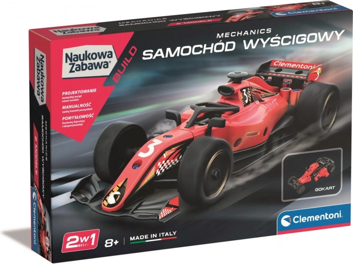 Stavebnica mechanické laboratórium – pretekárske auto