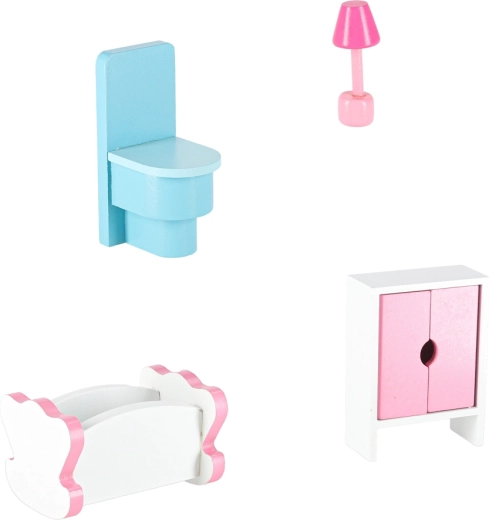 Bohatá sada dreveného nábytku