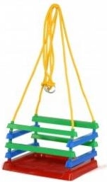 Plastová hojdačka s bezpečnostnými zábranami