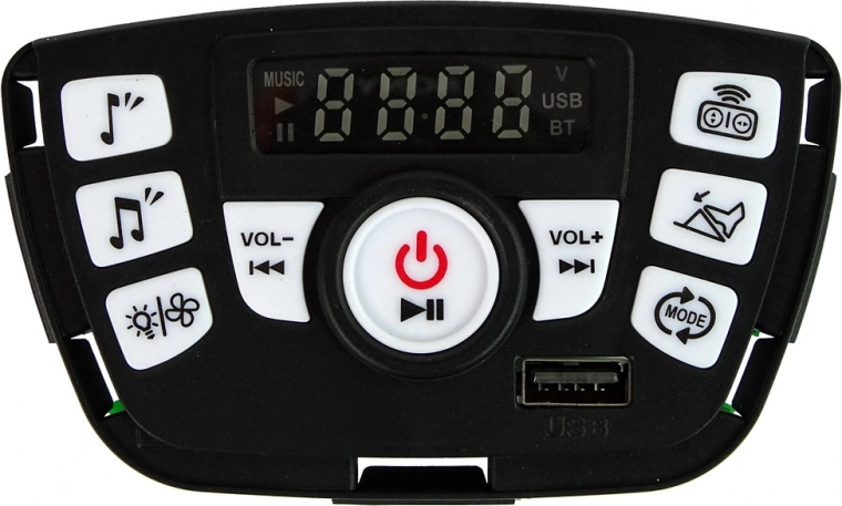 Hudobný panel pre akumulátorové vozidlo BMW M6 GT3, X5