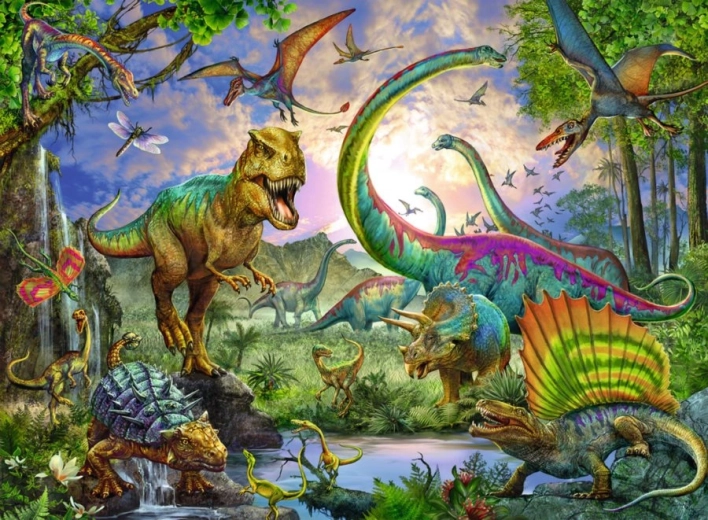 Ravensburger puzzle Zem obrov 200 dielikov