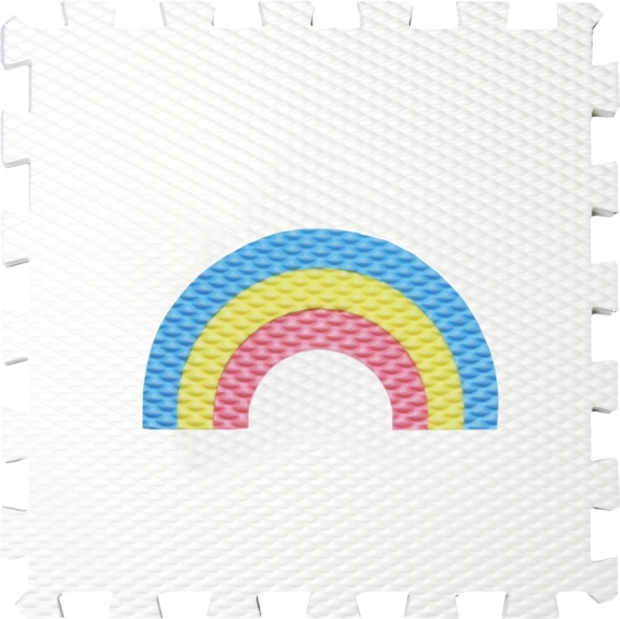 Minideckfloor Duha biela samolepiaca podlahová krytina