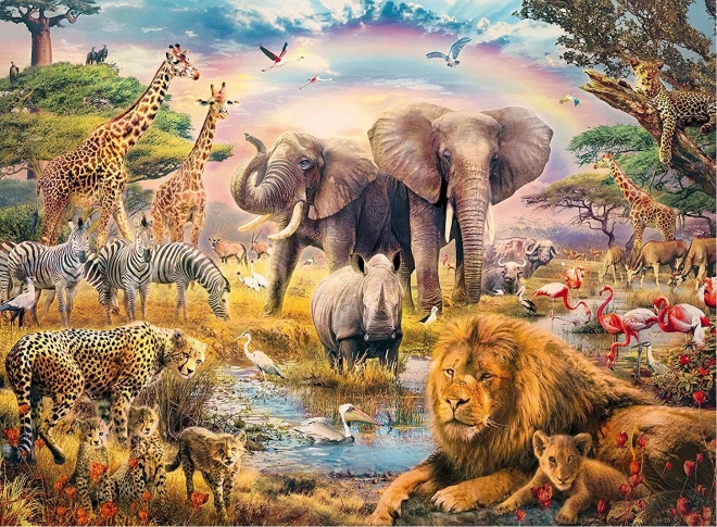 Ravensburger puzzle African Safari 100 dielikov