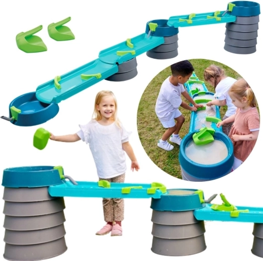 Vodná dráha AquaPlay Mudway Flow s 39 dielmi