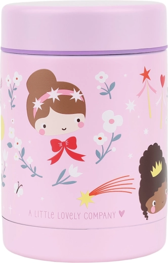 A Little Lovely Company izolovaná nerezová nádoba na jedlo princezné 300 ml