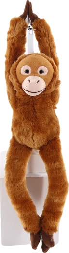 Plyšové mláďa orangutana visiace 46 cm