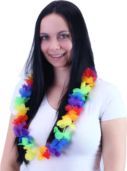 Náhrdelník Havaj farebné kvety