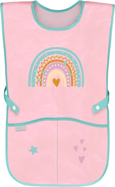 Detská zásterka dúha ružová