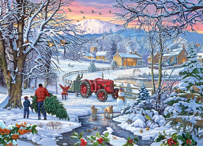 GIBSONS Puzzle Nesieme stromček 1000 dielikov