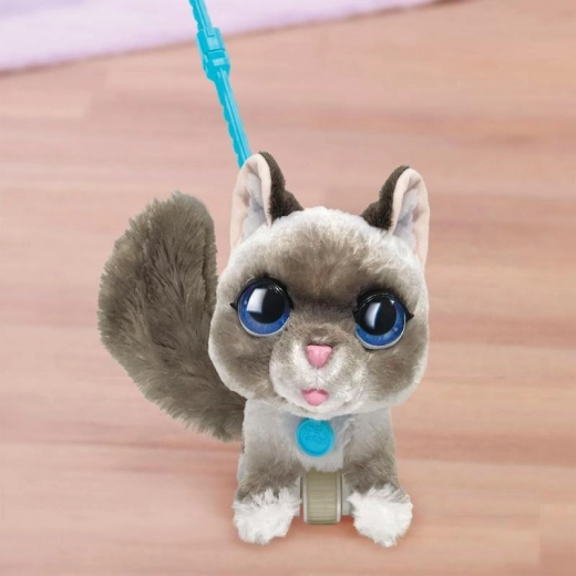 interaktívne mačiatko FURREAL Wag-A-Lot ragdoll na vôdzke