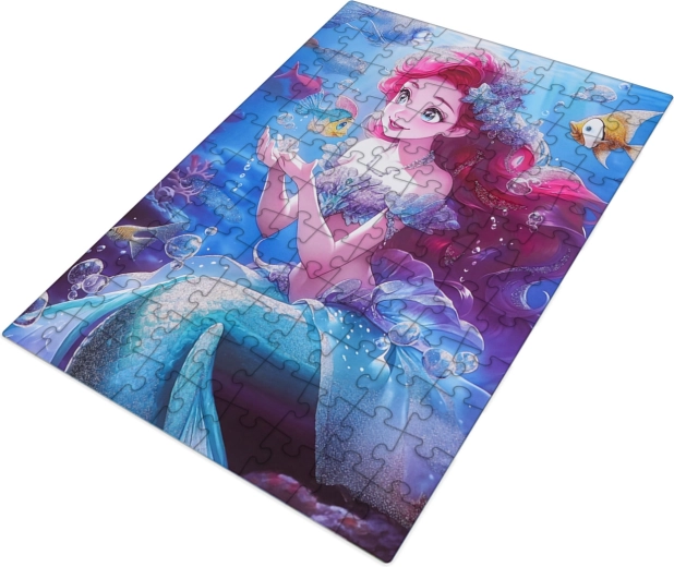 Detské puzzle s morskou pannou, 100 dielikov