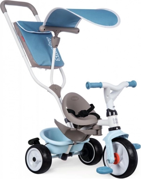 SMOBY trojkolka 3v1 Baby Balade Plus modrá