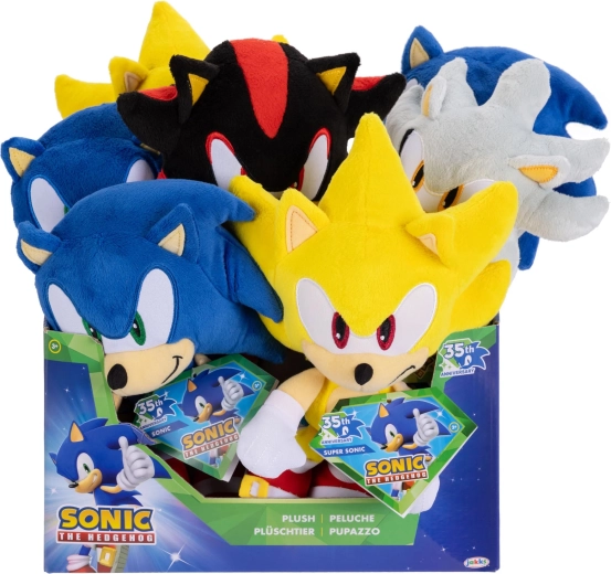 Sonic the Hedgehog plyšová postavička 23 cm (Wave 14, rôzne varianty) - 1 kus