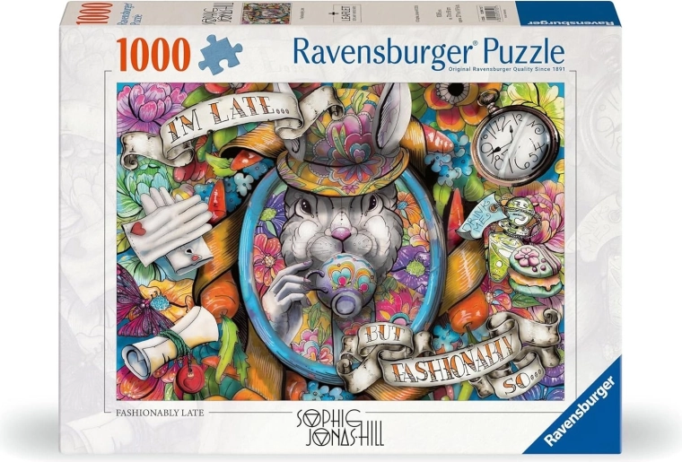 Ravensburger puzzle Neskoro, ale štýlovo 1000 dielikov