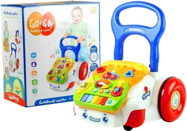 Chodítko pre deti s odnímateľným hudobným panelom