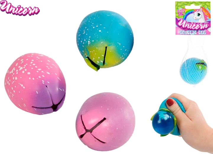 Unicorn stláčateľné antistresové vajce s jednorožcom