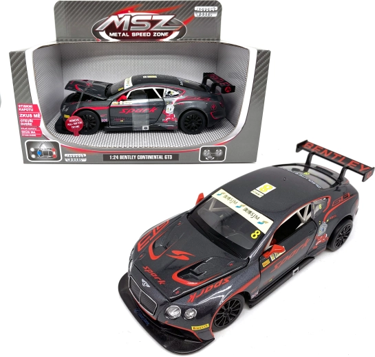 Kovový model Bentley Continental GT3 Concept 1:24 so svetlom a zvukom