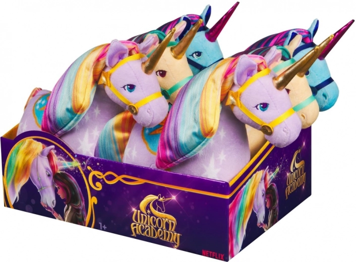 plyšový jednorožec Unicorn Academy 18 cm