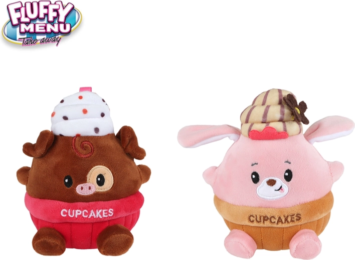 Plyšový macko Cupcake Fluffy Menu 14 cm