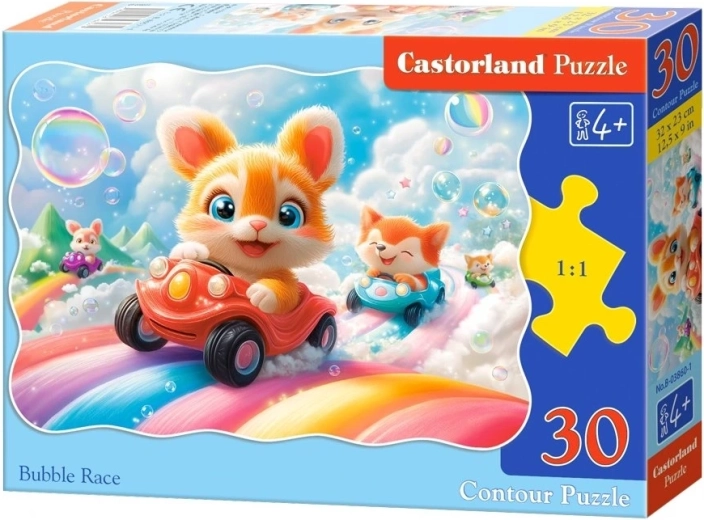 Puzzle Castorland Bublinkové preteky 30 dielikov