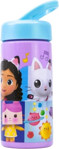 Plastová fľaša Gabby’s Dollhouse s výsuvným cumlíkom 410 ml