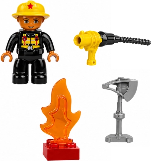 Figúrka hasiča a tematické príslušenstvo