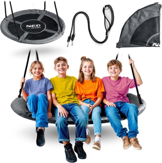 Hojdací kruh bocianie hniezdo NEO-SPORT Swingo 120 cm