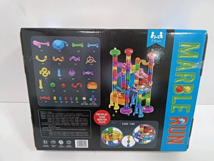 Svetielkujúca guľôčková dráha do tmy, 72 dielov