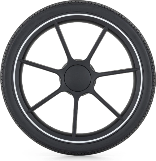 Plynulá jazda vďaka veľkým gumovým kolesám a odpruženiu