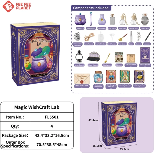 Súprava malého alchymistu s magickým kotlíkom