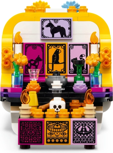 Farebné detaily Día de los Muertos